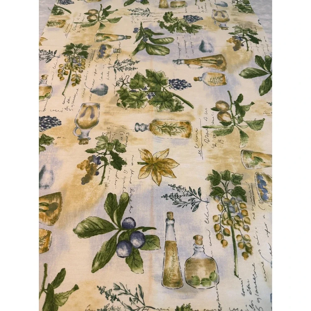 VTG new OLIVE Oil GRAPES yellow kitchen‎ Italy design 22